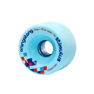 Orangatang Stimulus 70mm 77a Blue Longboard Wheels