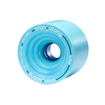 Orangatang In Heat 75mm 77a Blue Longboard Wheels