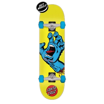 Santa Cruz Screaming Hand Mini Skateboard Complete 7.75"