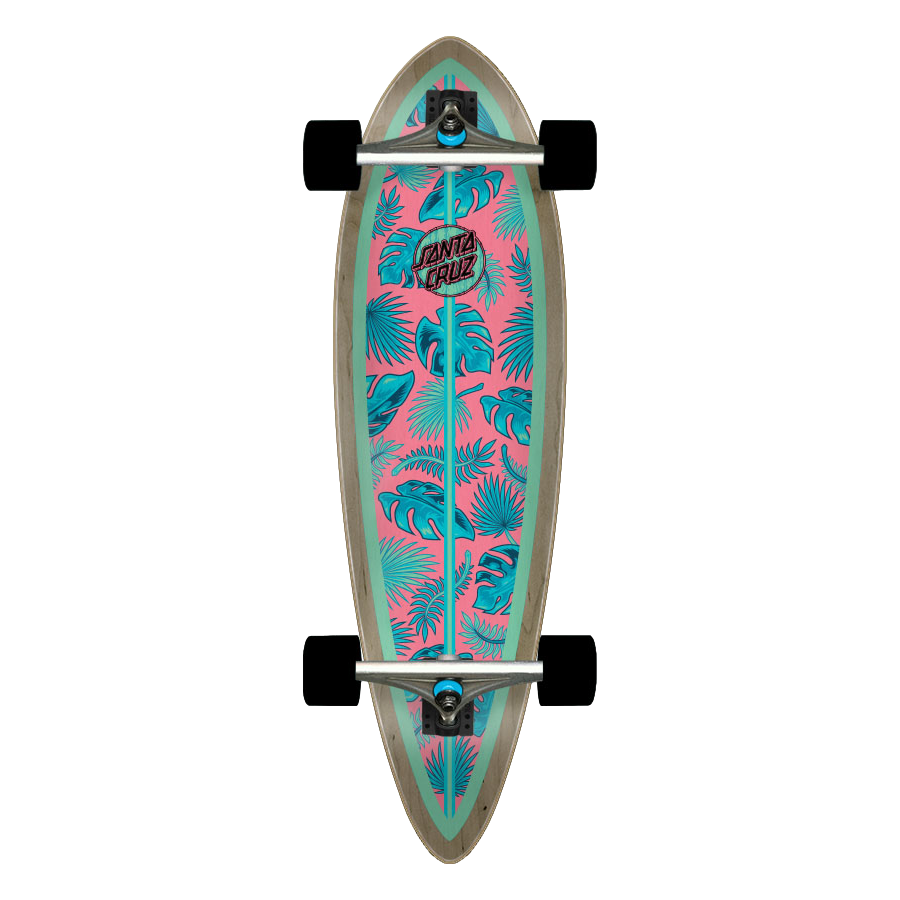 Santa Cruz Cabana Dot Pintail Longboard Complete