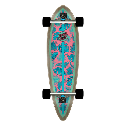 Santa Cruz Cabana Dot Pintail Longboard Complete