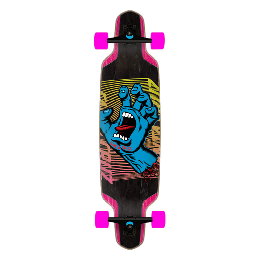 Santa Cruz Split Hand Drop Down Longboard Complete