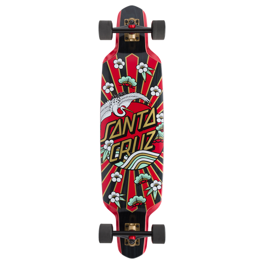 Santa Cruz Crane Dot Drop Down Longboard Complete
