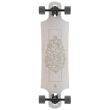 Landyachtz Drop Hammer White Pinecone Longboard Complete