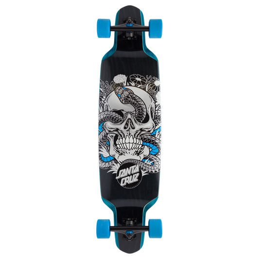 Santa Cruz Botanic Skull Drop Down Longboard Complete