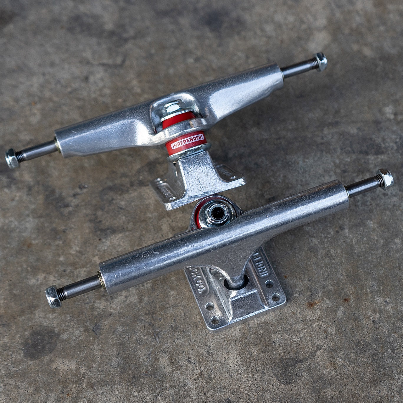 Independent Stage 4 Polished Skateboard Trucks (Set of 2)