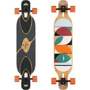 Loaded Dervish Sama Longboard Complete - Orangatang In Heat 75mm/80a