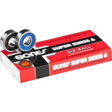 Bones Super Swiss 6 Bearings 8 Pack