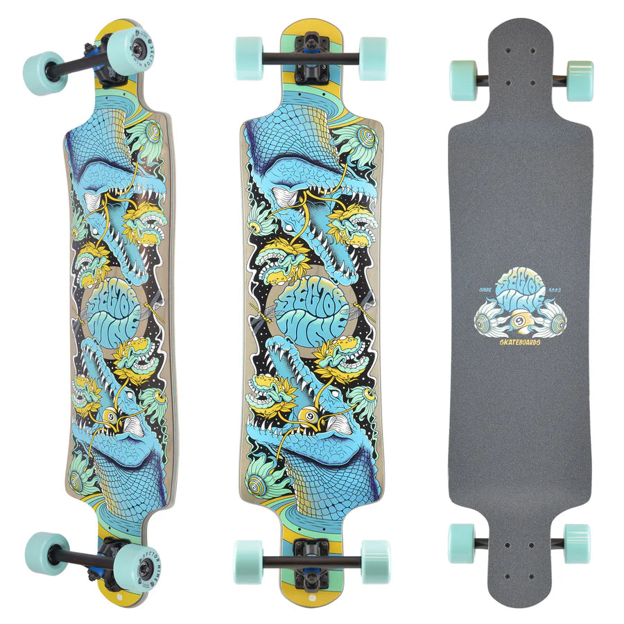 Sector 9 Fault Line Feast Longboard Complete