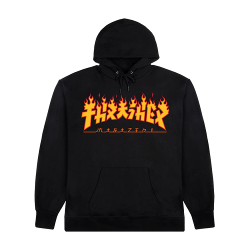 Thrasher Godzilla Flame Hoodie