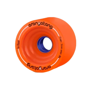 Orangatang In Heat 75mm 80a Orange Longboard Wheels