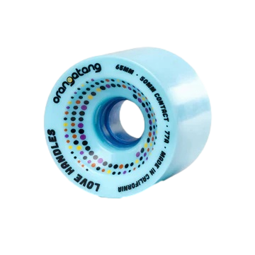 Orangatang Love Handles 65mm 77a Blue Longboard Wheels