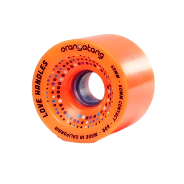 Orangatang Love Handles 65mm 80a Orange Longboard Wheels