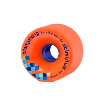Orangatang Stimulus 70mm 80a Orange Longboard Wheels