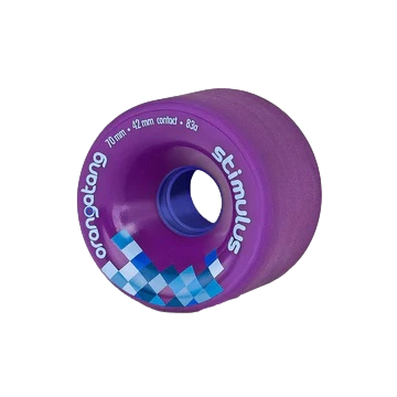 Orangatang Stimulus 70mm 83a Purple Longboard Wheels