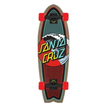 Santa Cruz Wave Dot Splice Shark Cruiser Complete