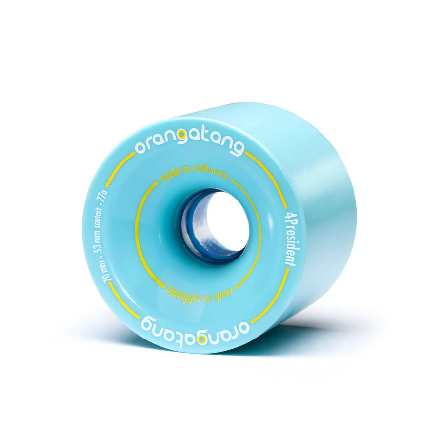 Orangatang 4President 70mm 77a Blue Longboard Wheels