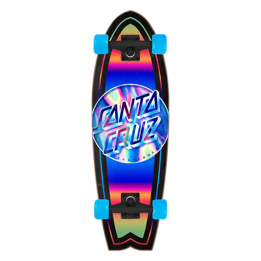 Santa Cruz Iridescent Dot Shark Cruiser Complete