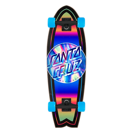 Santa Cruz Iridescent Dot Shark Cruiser Complete