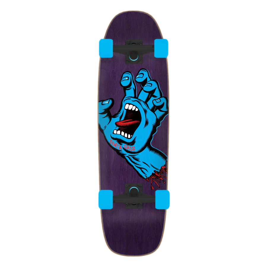 Santa Cruz Screaming Hand Street Cruiser Skateboard Complete