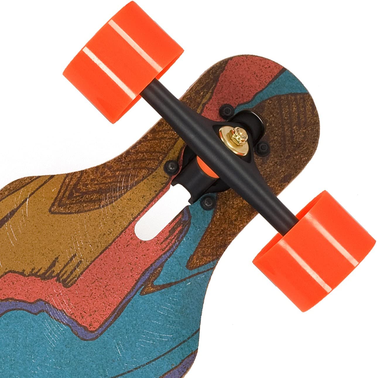 Loaded Icarus Bamboo Longboard Complete - Orangatang Kegel 80mm/80a