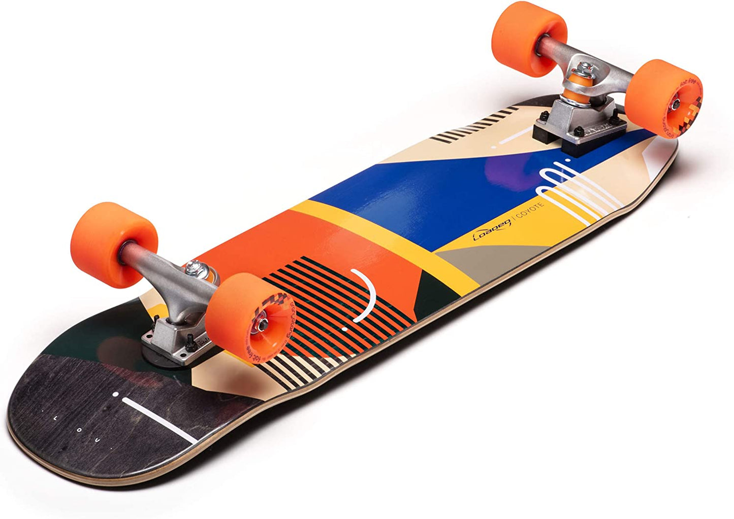 Loaded Hola Lou Coyote Cruise Complete - Paris 129 Trucks, Orangatang Fat Free 65mm/80a