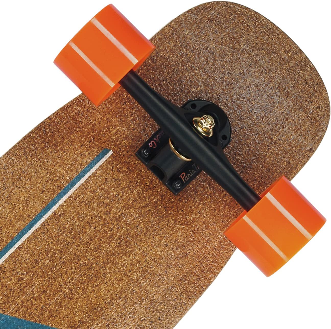 Loaded Basalt Tesseract Longboard Complete - Dark Blue, Orangatang In Heat 70mm/80a