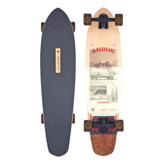 Arbor Mission Photo Longboard Complete