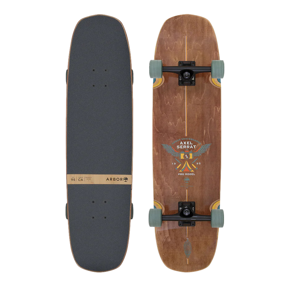 Arbor Axel Serrat Pro 34 Crosscut Longboard Complete