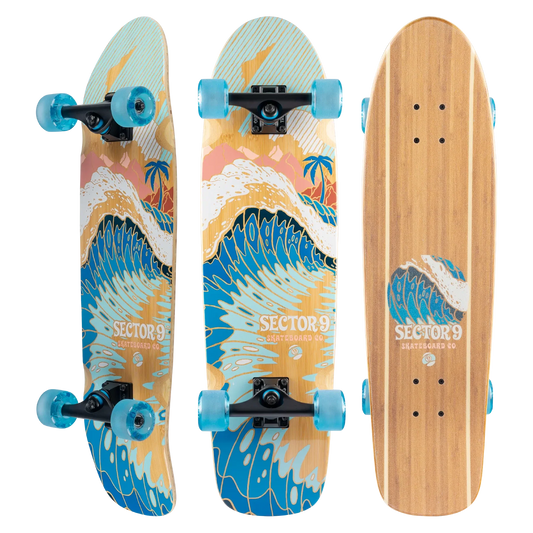 Sector 9 Bamboozler Bora Bora Cruiser Complete