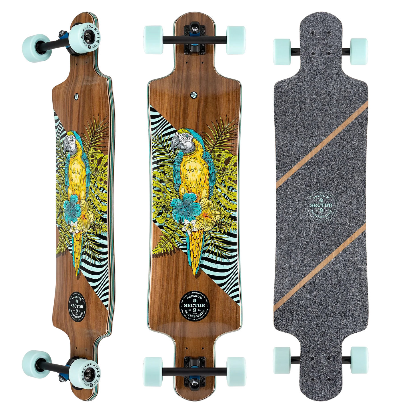Sector 9 Fault Line Perch Longboard Complete