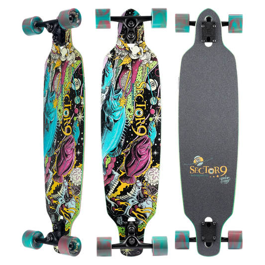 Sector 9 Battle Fractal Longboard Complete