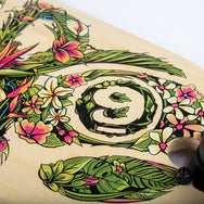Sector 9 Fractal Flora Bamboo Longboard Complete