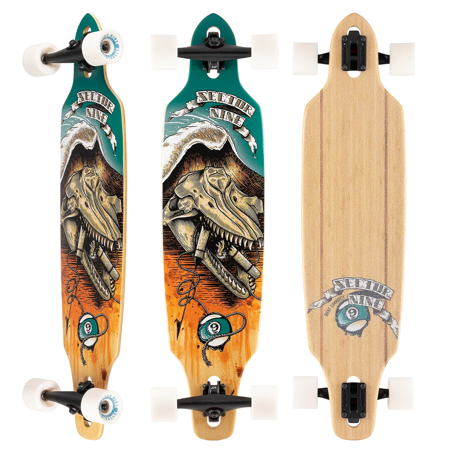 Sector 9 Mini Lookout Wreckage Longboard Complete