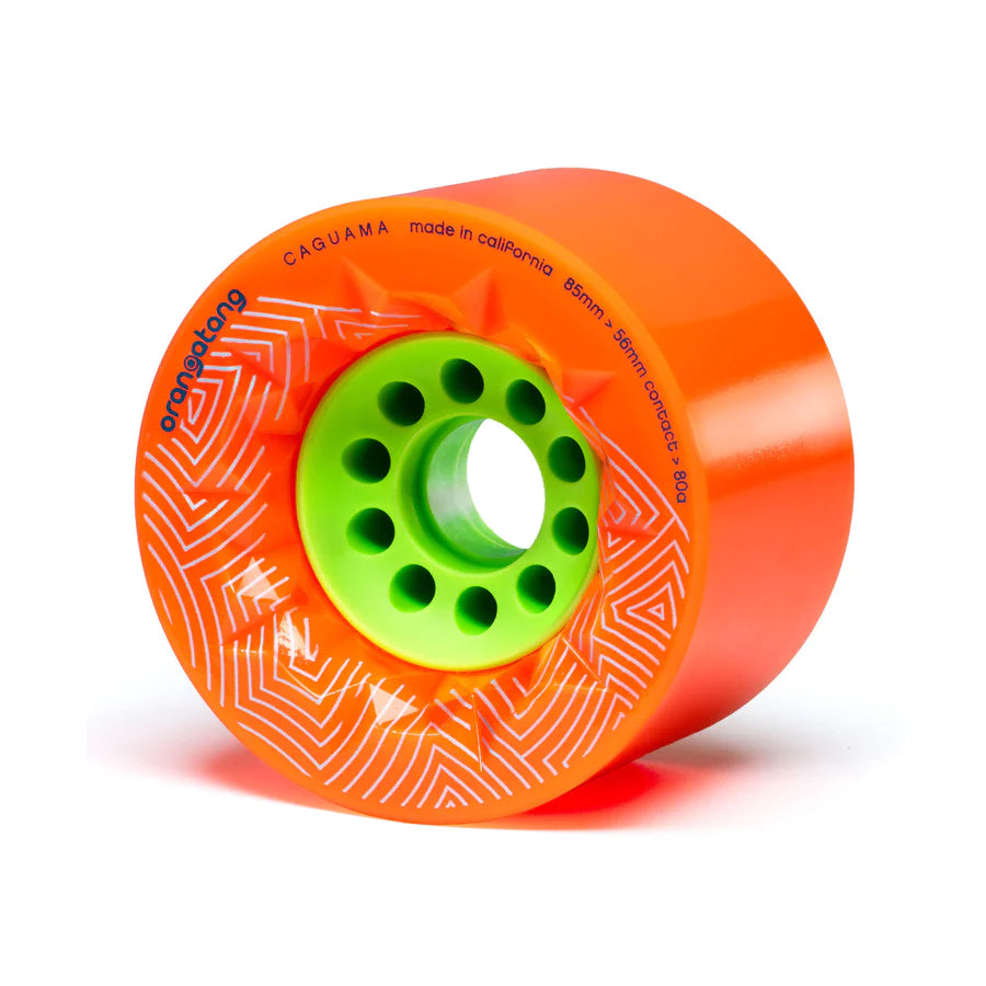 Orangatang Caguama 85mm 80a Orange Longboard Wheels