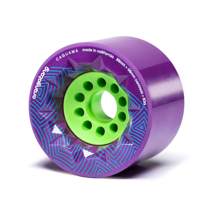 Orangatang Caguama 85mm 83a Purple Longboard Wheels