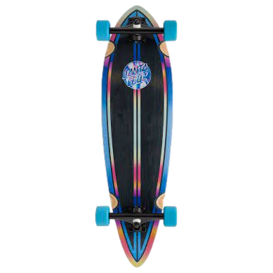 Santa Cruz Iridescent Dot Pintail Longboard Complete