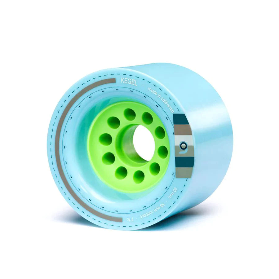 Orangatang Kegel 80mm 77a Blue Longboard Wheels