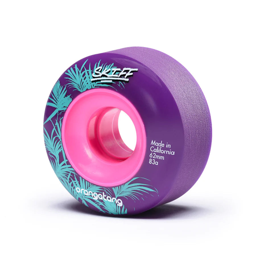 Orangatang Skiff 62mm 83a Purple Longboard Wheels