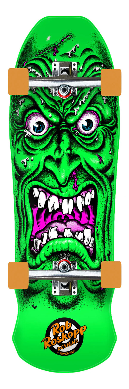 Santa Cruz Roskopp Face Green Reissue Cruiser Complete