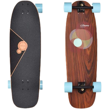 Loaded Omakase Roe Bamboo Longboard Complete - In Heat 75mm/77a