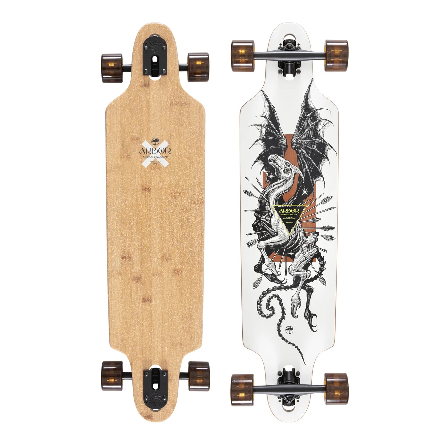 Arbor Bamboo Zeppelin 36 K Darmaeva Longboard Complete