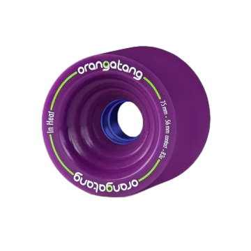 Orangatang In Heat 75mm 83a Purple Longboard Wheels