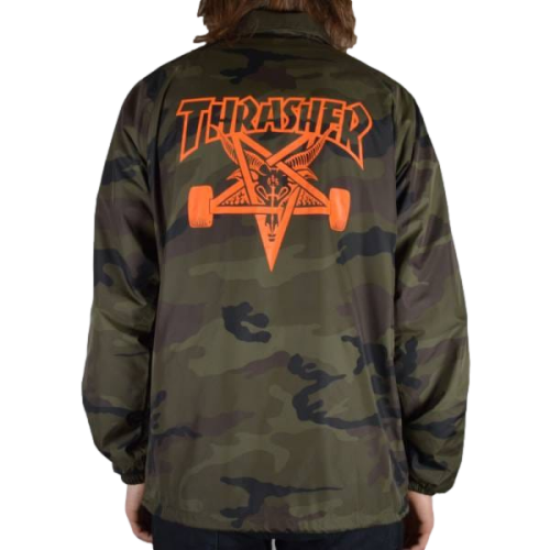 Thrasher Skategoat Camo Coaches Jacket