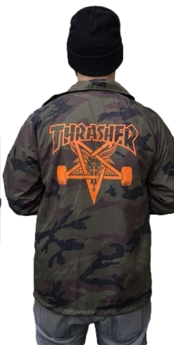 Thrasher Skategoat Camo Coaches Jacket