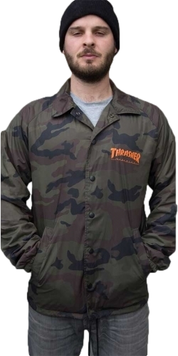 Thrasher Skategoat Camo Coaches Jacket