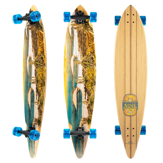 Sector 9 J-Bay Bamboo Pintail Longboard Complete