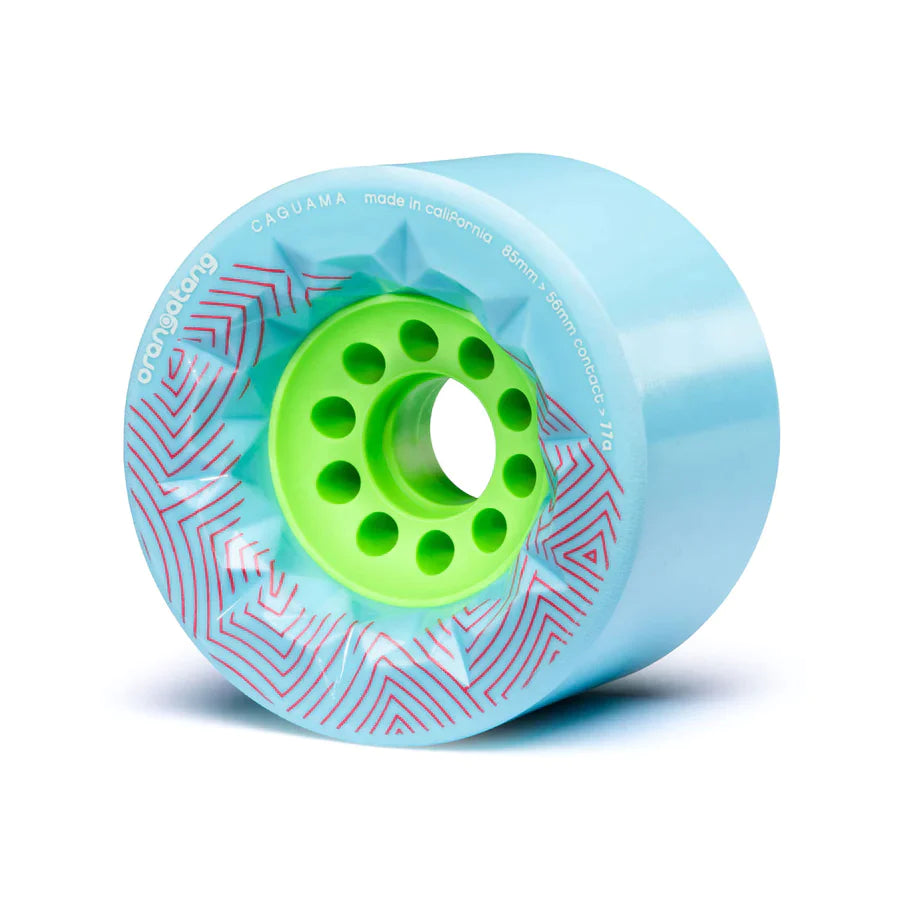 Orangatang Caguama 85mm 77a Blue Longboard Wheels